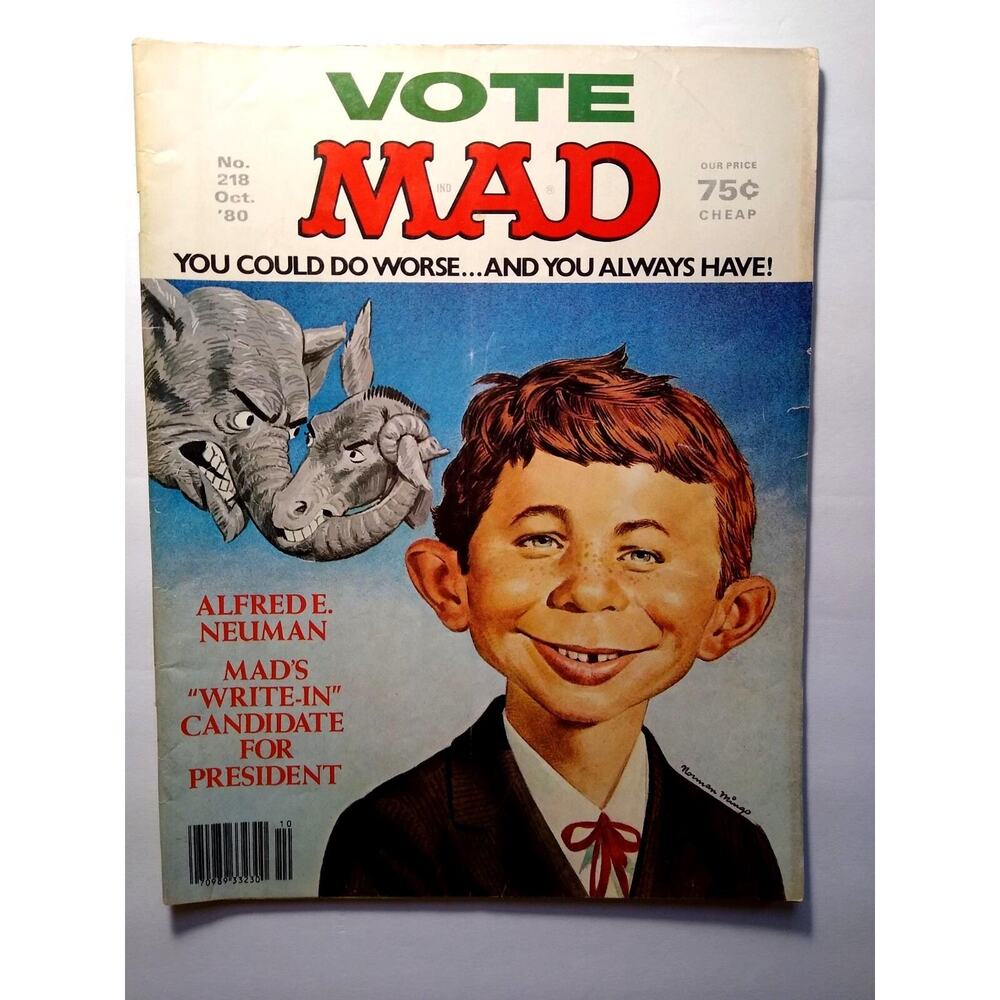 MAD Magazine Oct 1980 # 218 WKRP In Cincinnati TV Show Parody Spoof Being There